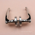 Supply all kinds of stainless steel door handle on rose